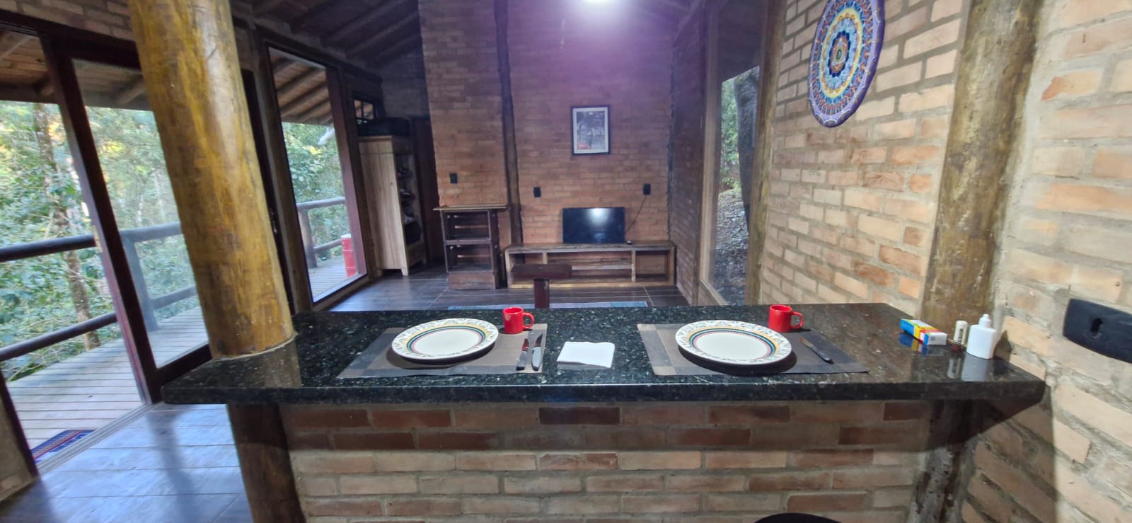 Vista aérea do terreno